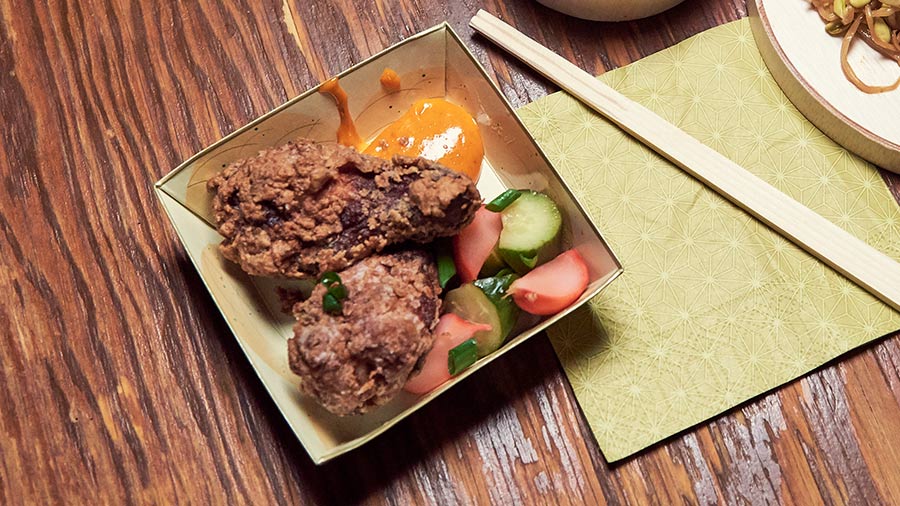 Karaage Chicken with Gochujang Mayo and Pickles