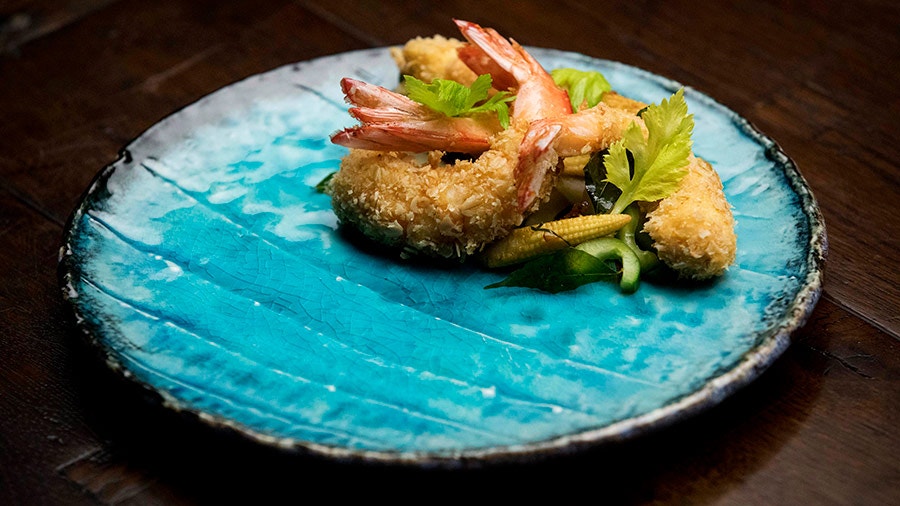 Malaysian Oatmeal Prawns