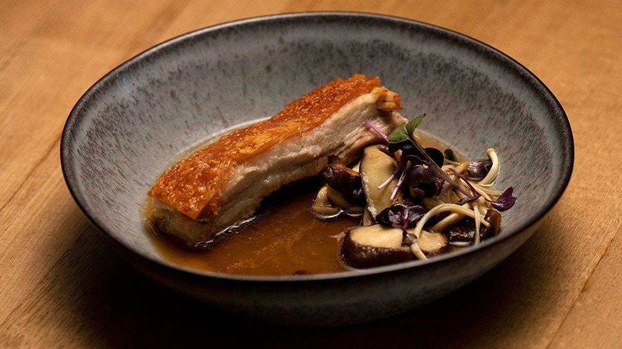 Crispy Pork Belly With Mushrooms And Broth Network Ten