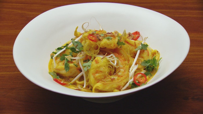 Prawn Laksa with Vermicelli Noodles