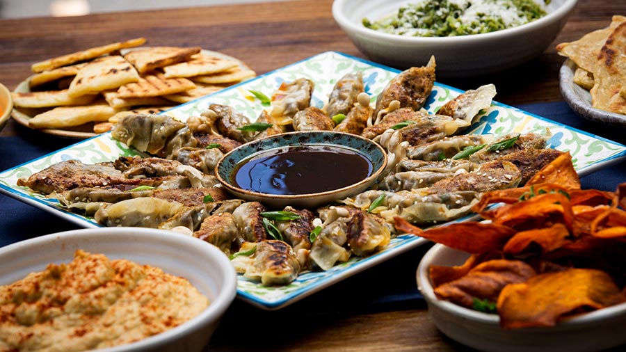 Mixed Mushroom Dumplings
