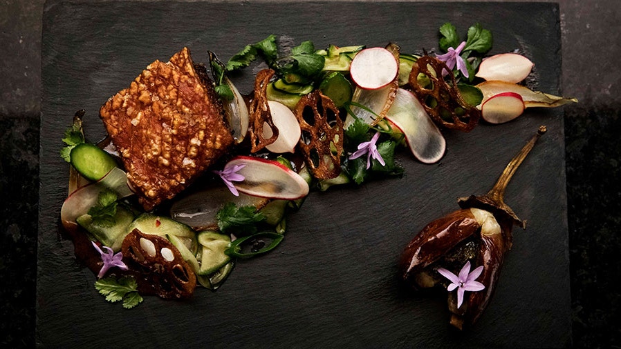 Crackling Pork Belly With Sweet Hoisin Sauce And Pickled Vegetables Network Ten