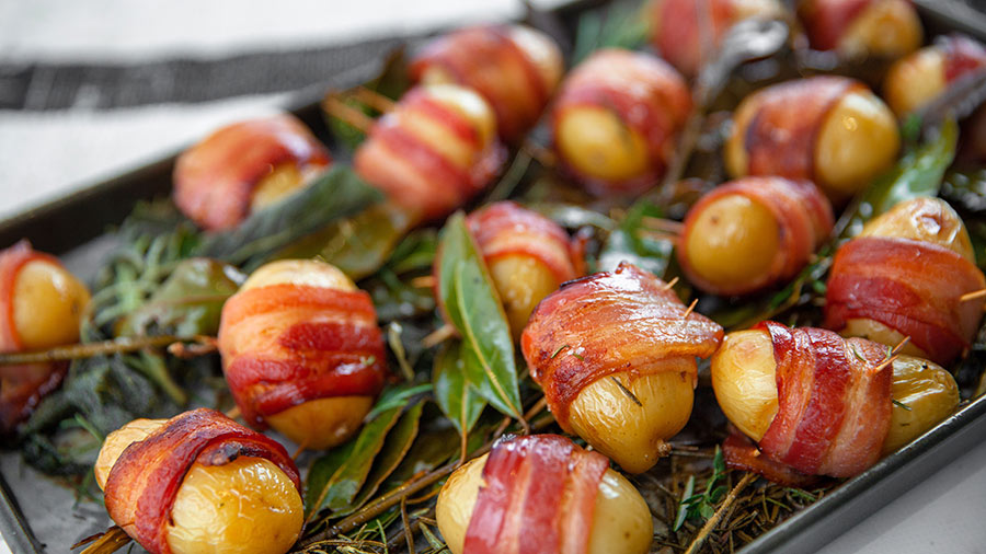 Bacon-Wrapped Potatoes