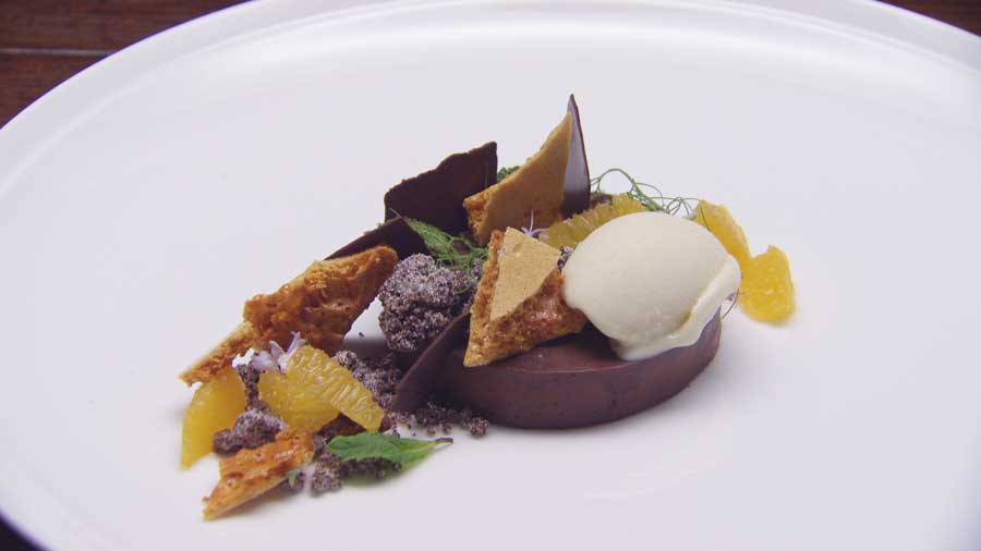 Chocolate with Orange and Rosemary