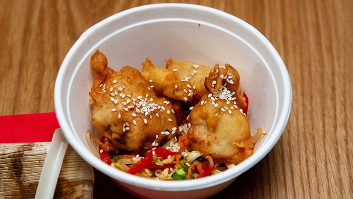 Crispy Pork With Asian Slaw