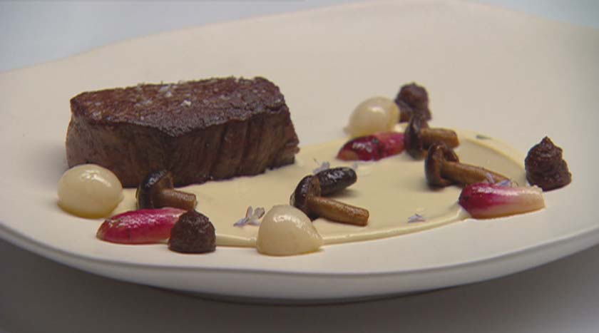 Eye Fillet with Onion Jam