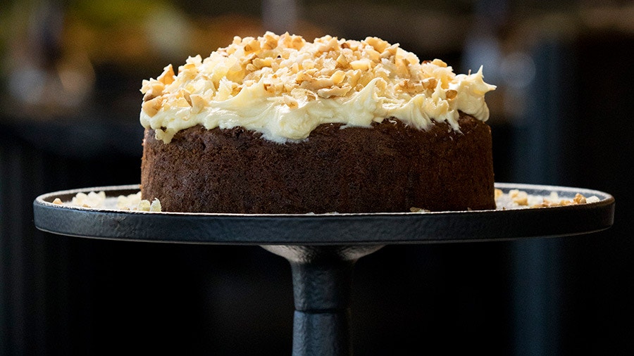 Nigella's Ginger and Walnut Carrot Cake