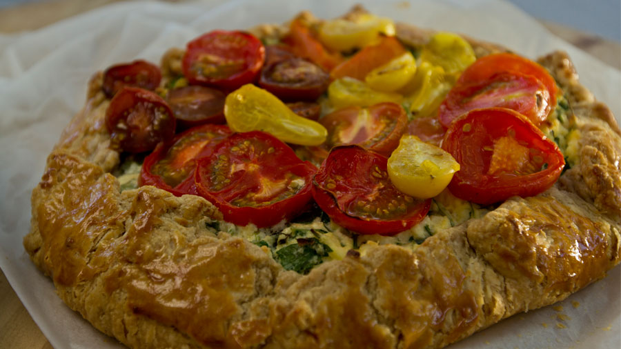 Bill Granger's Ricotta and Tomato Tart