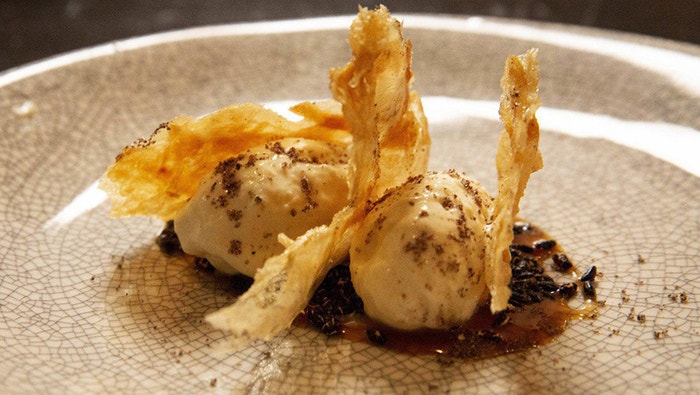 Faux Mille Feuille with Fish Sauce Caramel