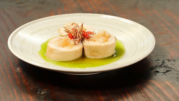 Drunken Chicken with Spring Onion and Ginger Oils