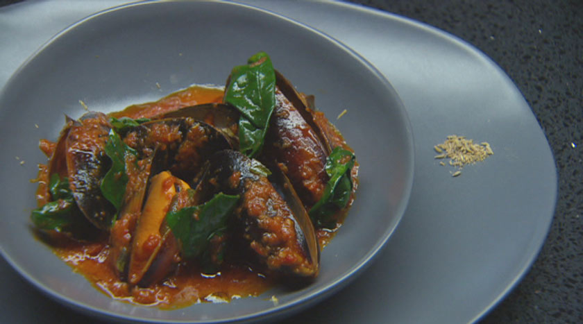 Indian Style Mussels