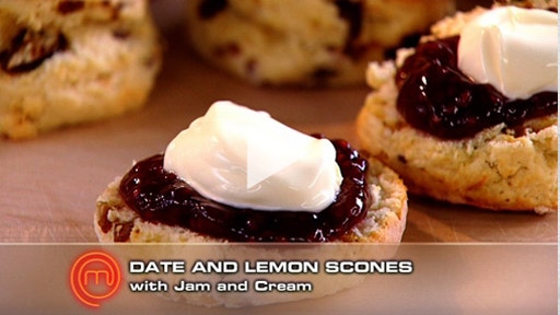 Date and Lemon Scones