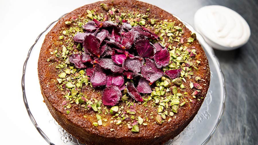 Pistachio Rose Cake, exotic flavors of Iran **Pick up Only** — ZoZo