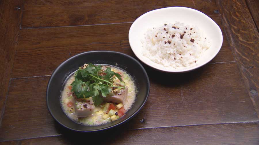 Pork Adobo with Coconut Rice