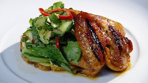 Chicken with Asian Salad