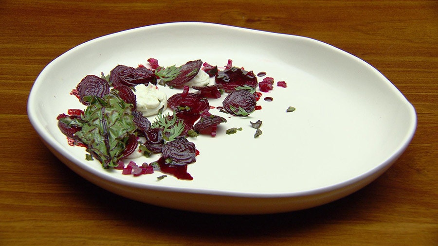 Beetroot and Goats Cheese Salad