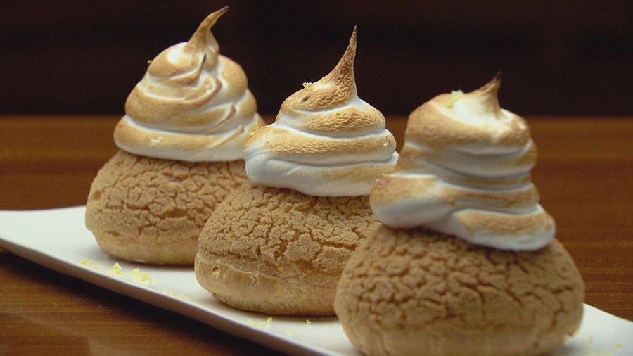 Lemon Meringue Choux