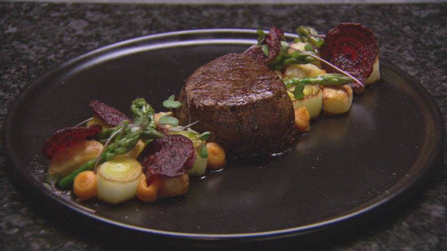 Eye Fillet with Seasonal Vegetables