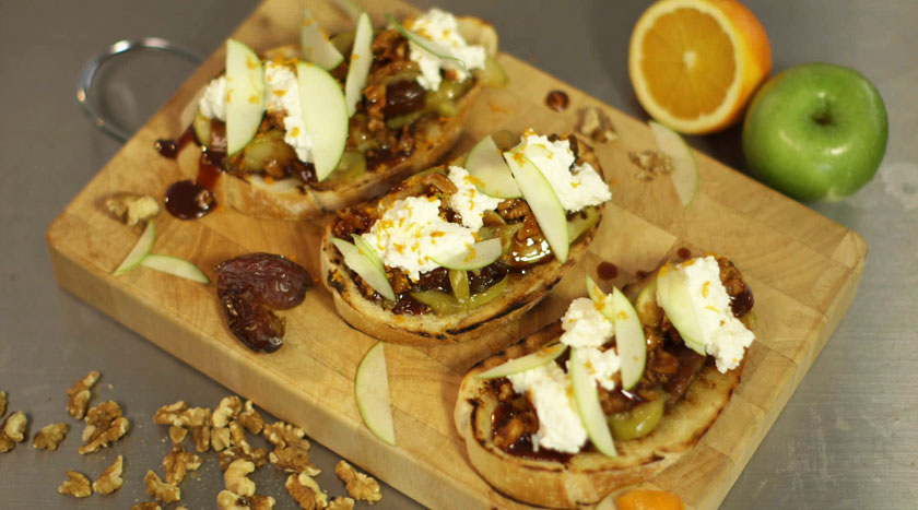 Sweet Breakfast Bruschetta