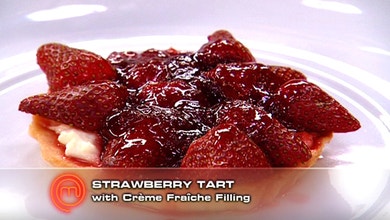 Strawberry Tart with Creme Fraiche Filling