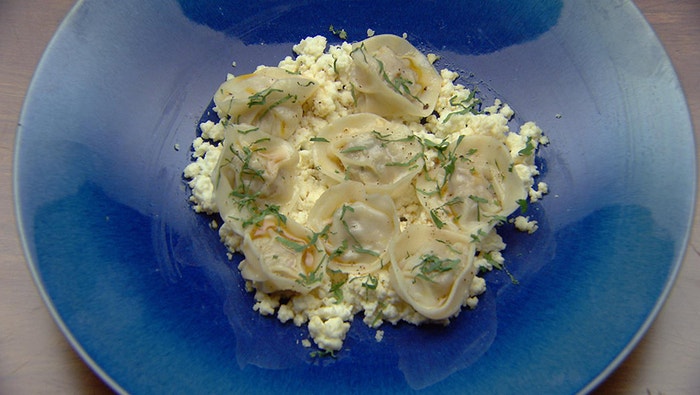 Pelmeni with Homemade Ricotta