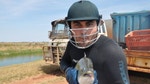 Miguel and the fish he caught!