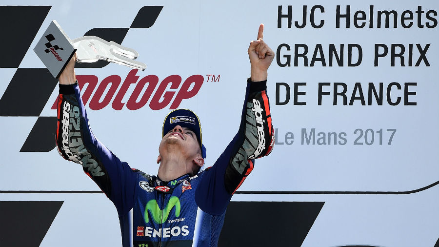 Vinales wins last lap thriller at Le Mans