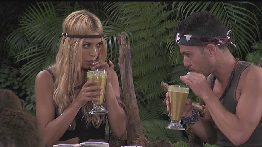 I'm A Celebrity... Get Me Out Of Here! Tucker Trial Feeding Time Havana Brown Anthony Callea