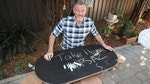 Chalkboard Table Complete!