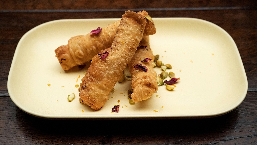 Lady Fingers, Orange Curd and Orange Syrup