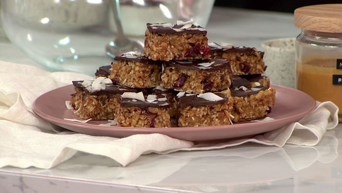 Vegan Peanut Butter Crackle Slices Recipe