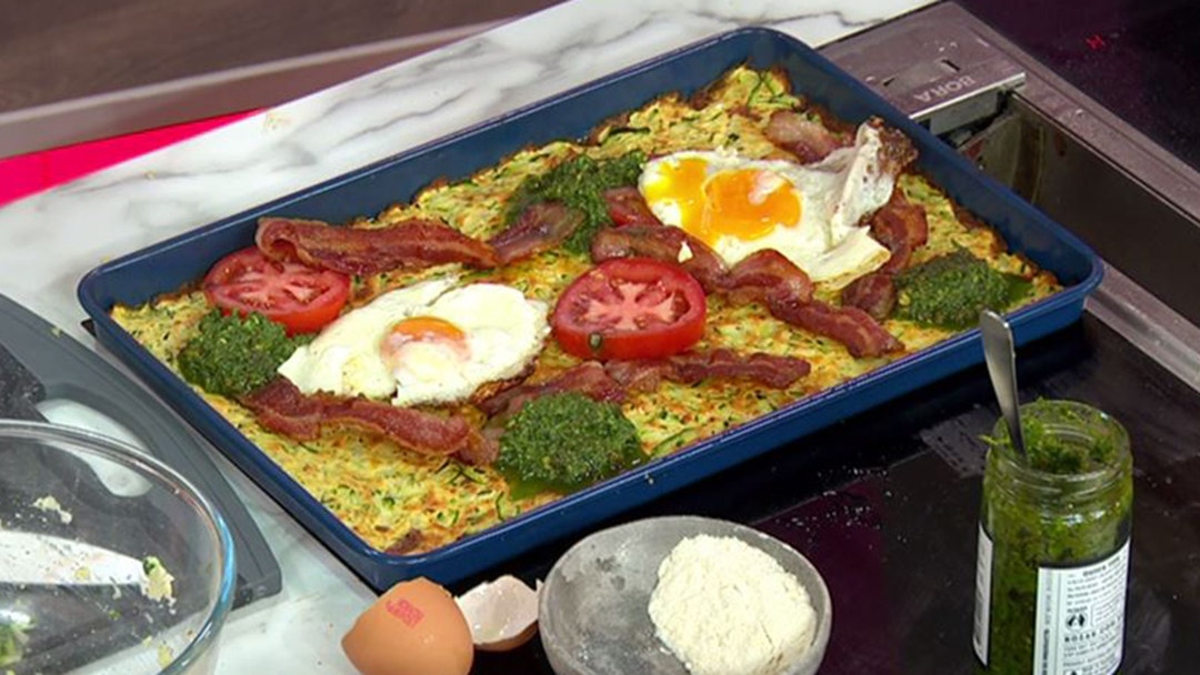 Zucchini Breakfast Pizza Recipe