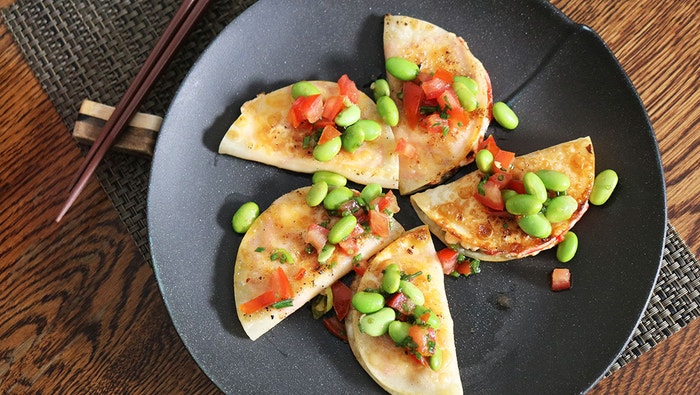 Gyoza Quesadillas
