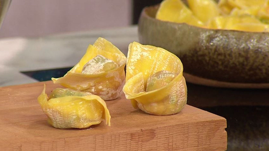 Salmon, Kimchi & Herb Dumplings Recipe