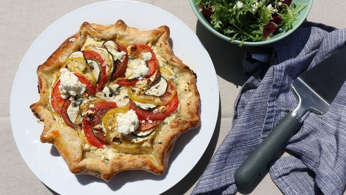 Binnorie Feta and Vegetable Tart