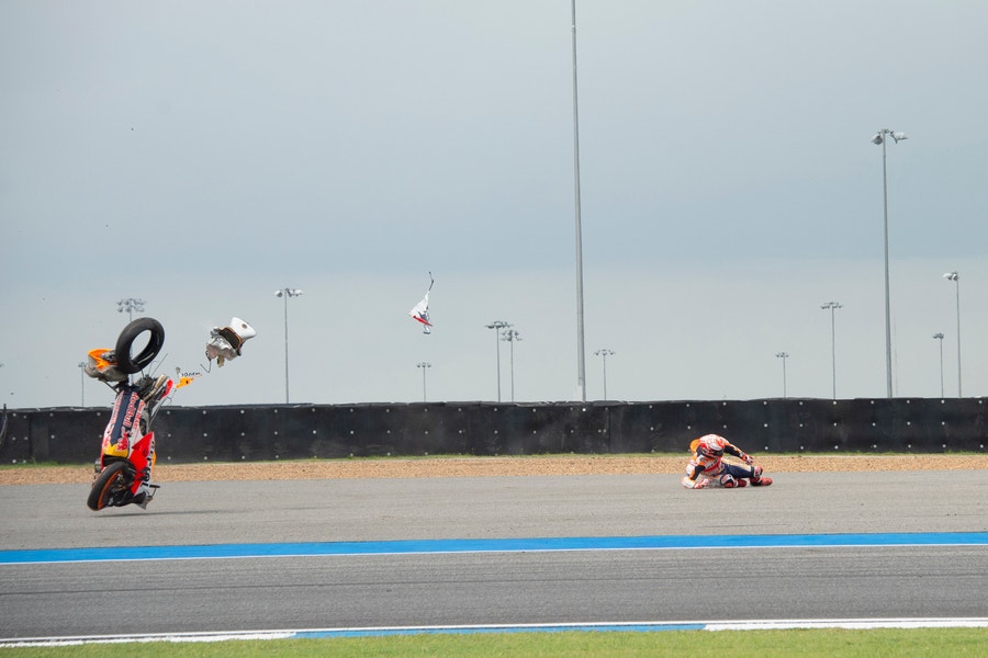 Marc Marquez - Crash in Thailand