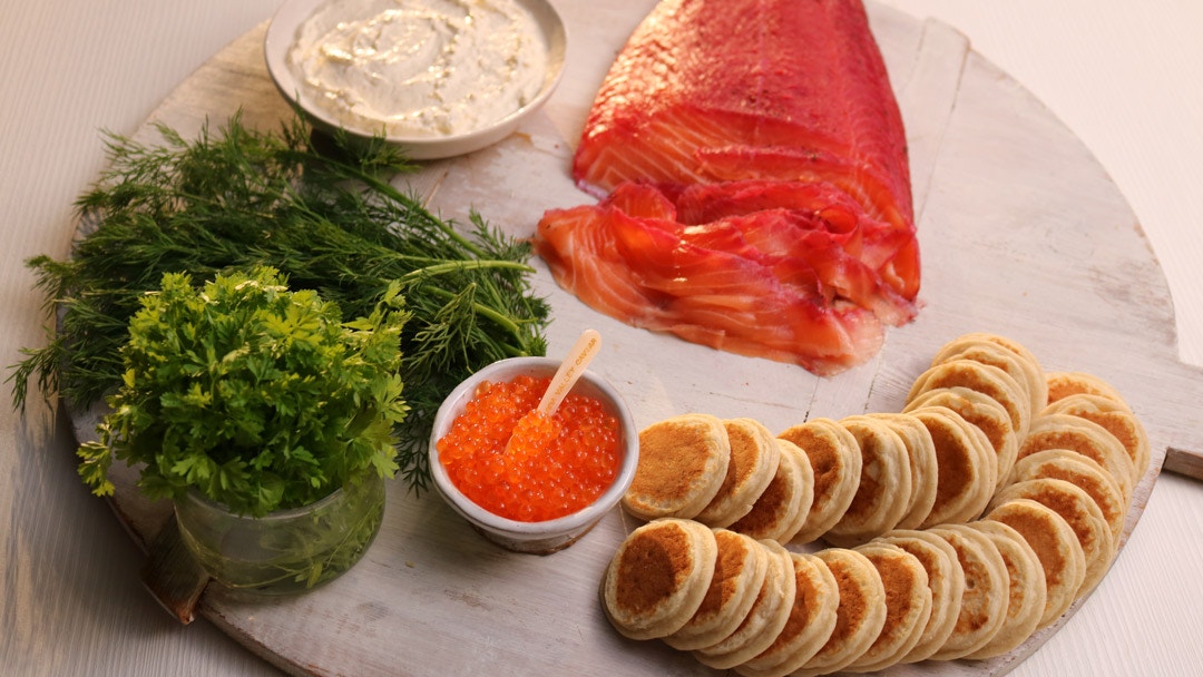 BeetrootCured Salmon with Horseradish Crème Fraiche Network Ten