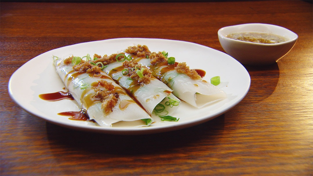 Pork Belly Rice Paper Rolls