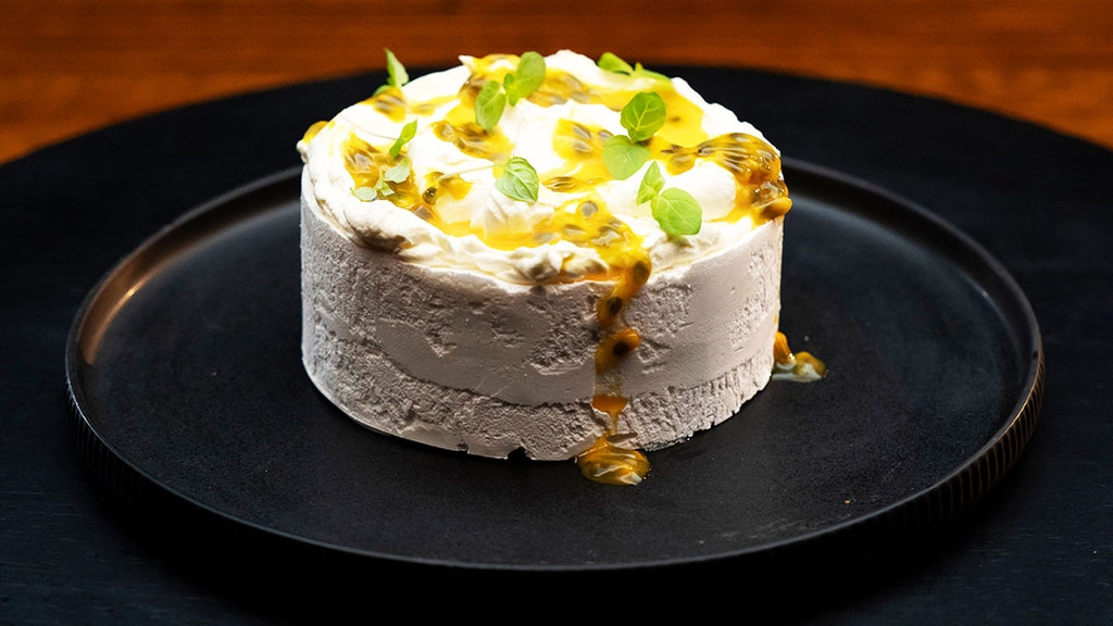 Mango Passionfruit Pavlova