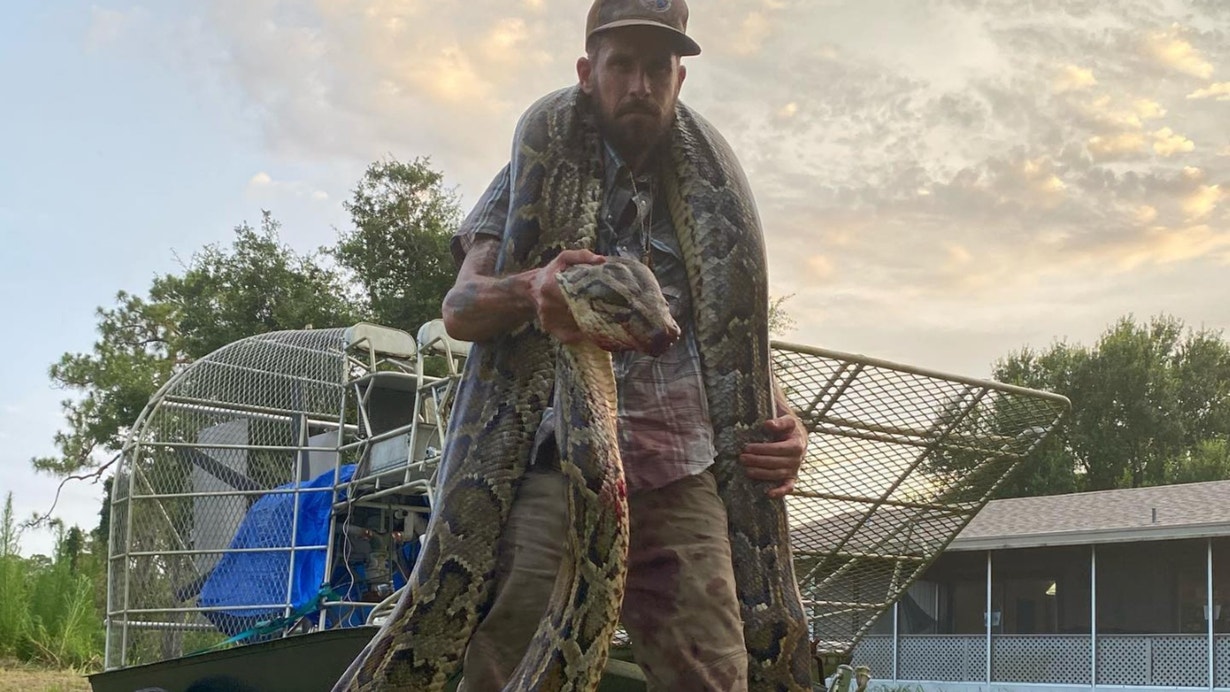 The 'Python Cowboy' Makes Catch Of A Lifetime