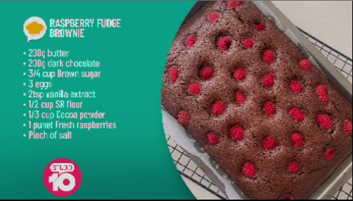 Raspberry Fudge Brownie