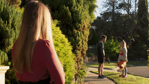 Roxy and Harlow on Neighbours 10 Peach and 10 play 2020