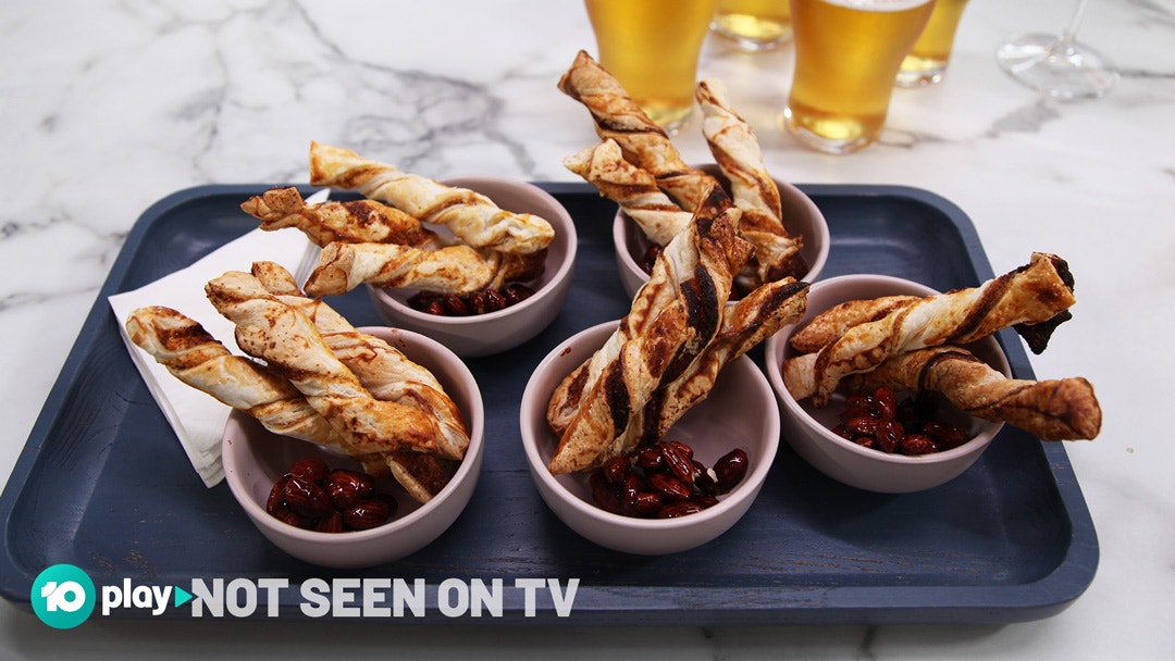 Cheese Straws With Tamari Roasted Almonds