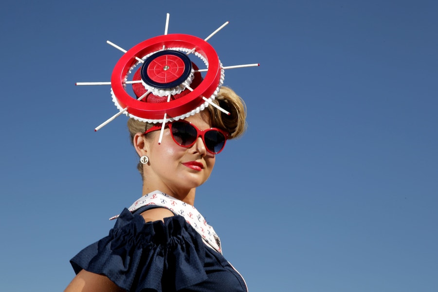 Model Gigi Hadid poses on Melbourne Cup Day at Flemington Racecourse  News Photo - Getty Images