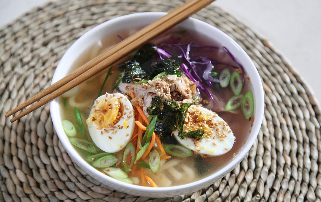 Chicken And Udon Noodle Soup
