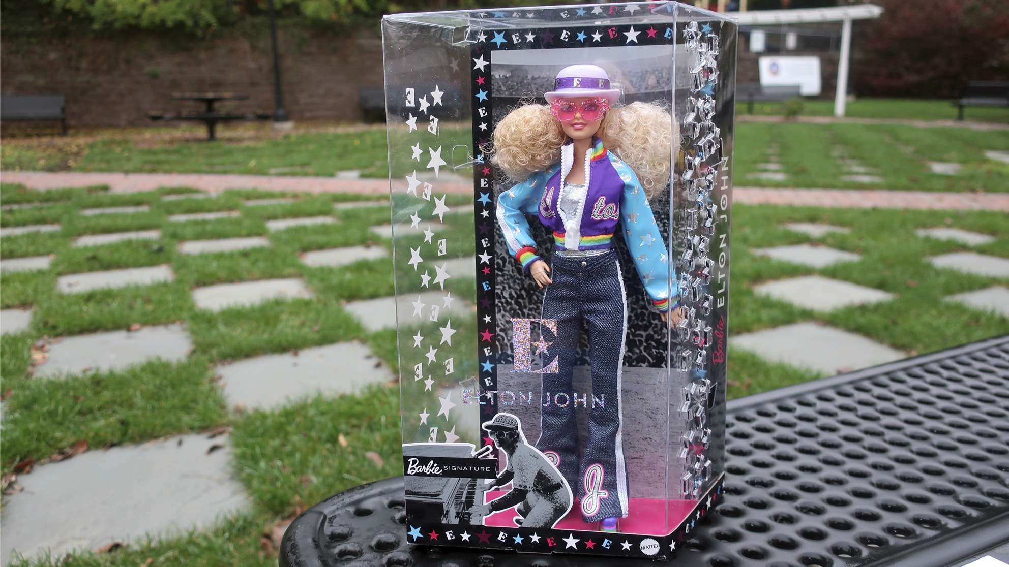 Elton John gets his own Barbie before Dodgers Stadium show