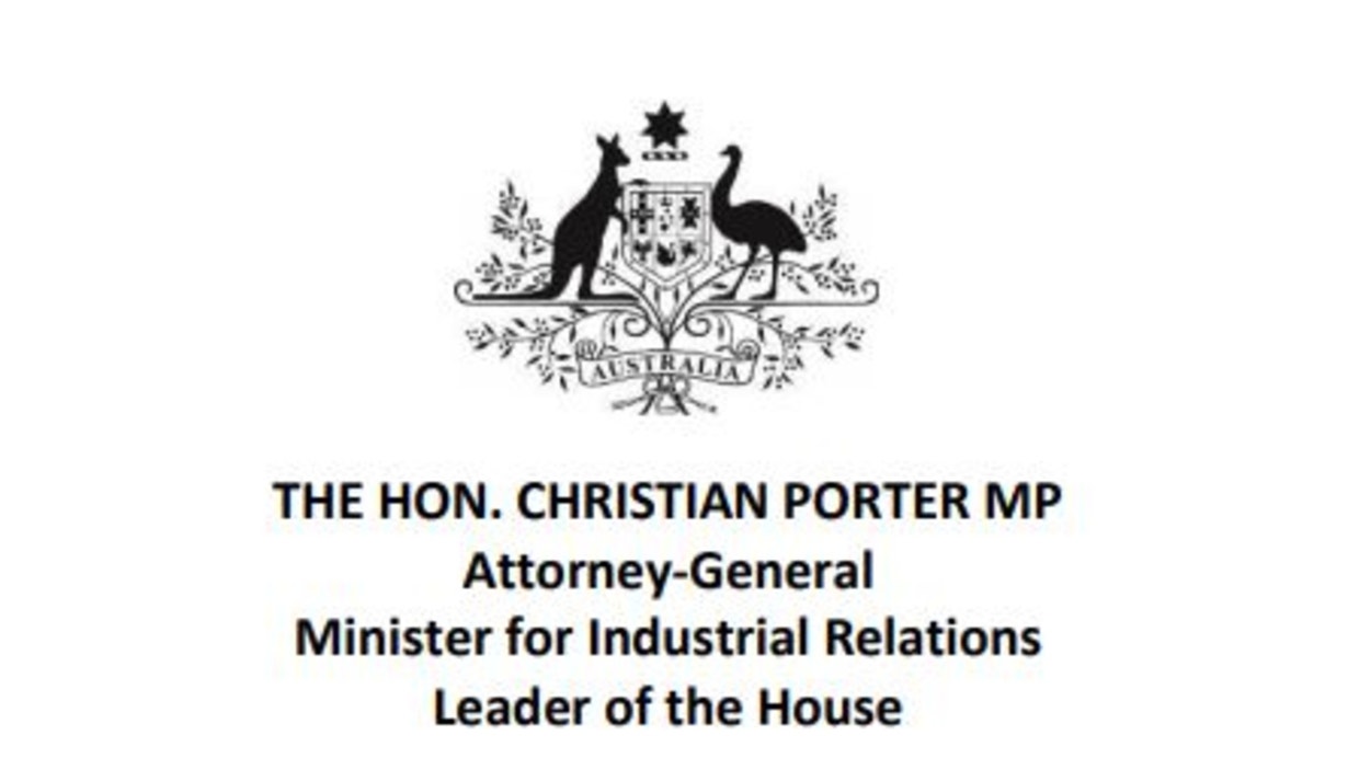 Statement from Attorney-General Christian Porter
