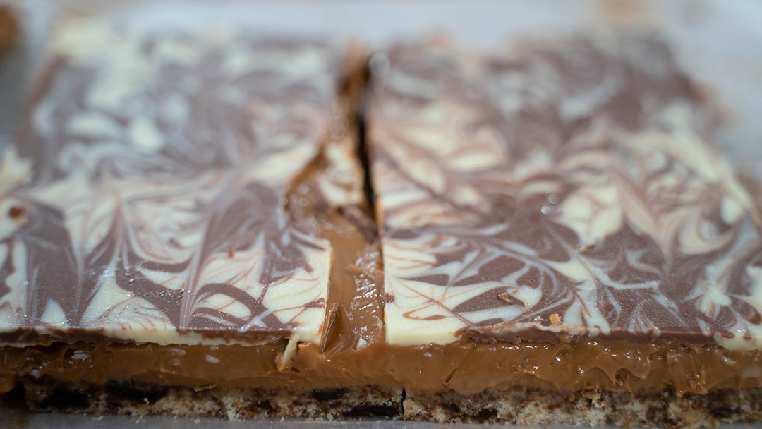 Christmas Caramel Slice