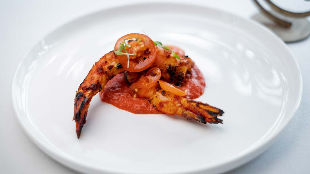 Prawns with Red Sauce