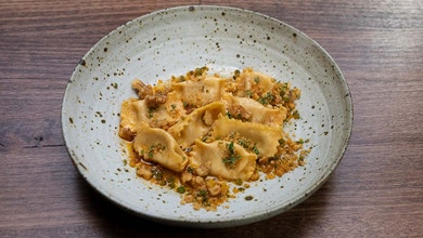 Pumpkin Agnolotti with Kombu Brown Butter